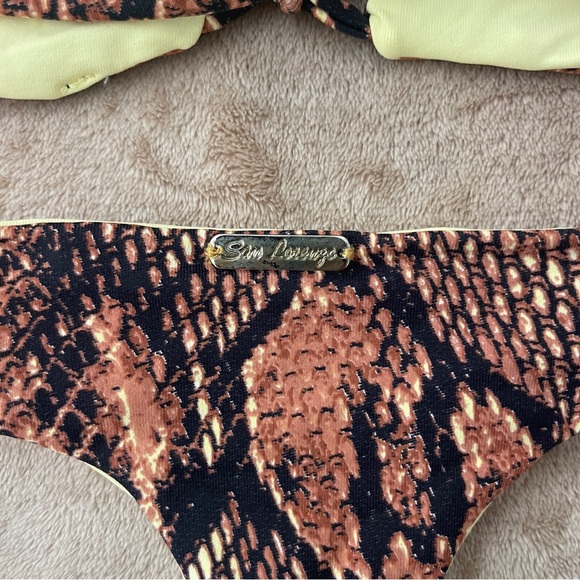 San Lorenzo Small Snake Print Bikini Set - Picture 5 of 12